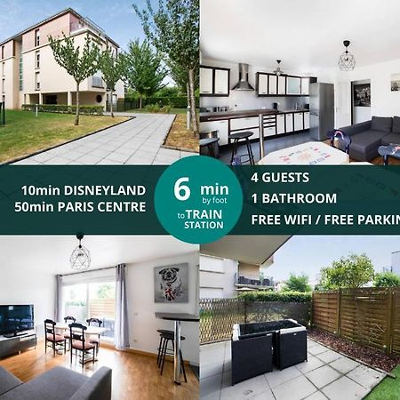 Les Paves De Prague - Appartement Pour 4 A 10 Minutes De Disneyland Paris Montévrain Dış mekan fotoğraf